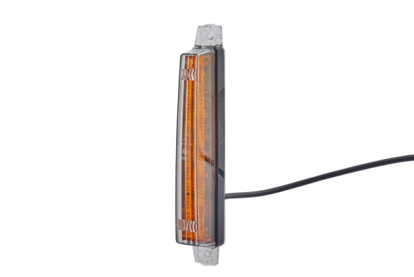 HELLA Blinkleuchte, LED, 24V, Anbau, glasklar, 400mm, vorne, für senkrechte Befestigung, mit Blinkleuchtenausfallkontrolle, 2BA 012 846-211