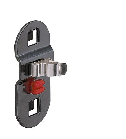 Kappes RasterPlan Werkzeugklemme D 6 mm, einfach, kleine Grundplatte anthrazitgrau, 4043.00.0108