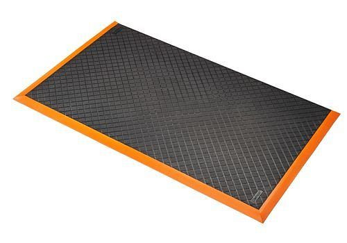 DENIOS Anti-Ermüdungsmatte SR 6.10, Nitrilgummi, mit Abschrägung, 66 x 102 cm, 247734