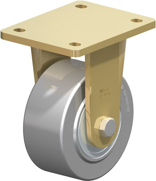 Blickle BS-SVS 127K Stahlgeschweißte Schwerlast-Bockrolle, Stahl, Grau, 584961