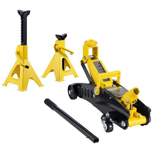 VEVOR Rangierwagenheber 3t Wagenheber, Hydraulischer Autoheber Einzelkolben, WSQJDTZ2TDGDX0TSCV0