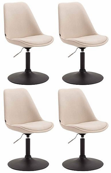 CLP Stuhl Maverick B Stoff, creme, VE: 4 Stück, 319913
