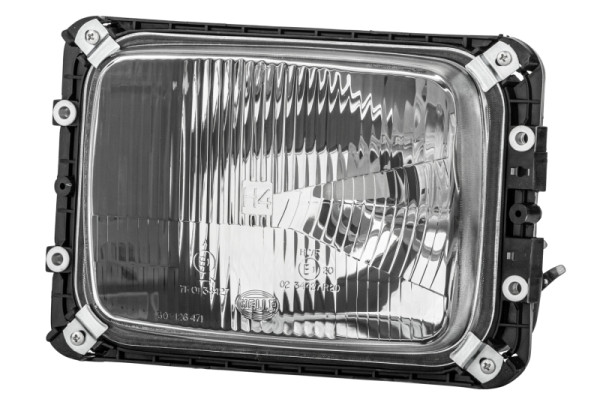 HELLA Halogen-Hauptscheinwerfer - für u.a. Mercedes-Benz T2/Ln1 Dump Truck - ECE - für Rechtsverkehr - links, 1AE 003 440-451