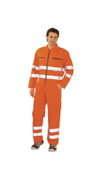 Planam Warnschutz Rallyekombi, uni orange, Größe 64, 2031064