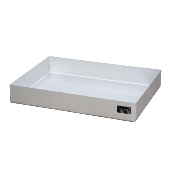 STEIN HGS Kleingebindewanne für Paletten KGW-P, für Kleingebinde, 46 Liter, Gesamthöhe 120 mm, gebeizt, ohne Gitterrost, 79213.0004