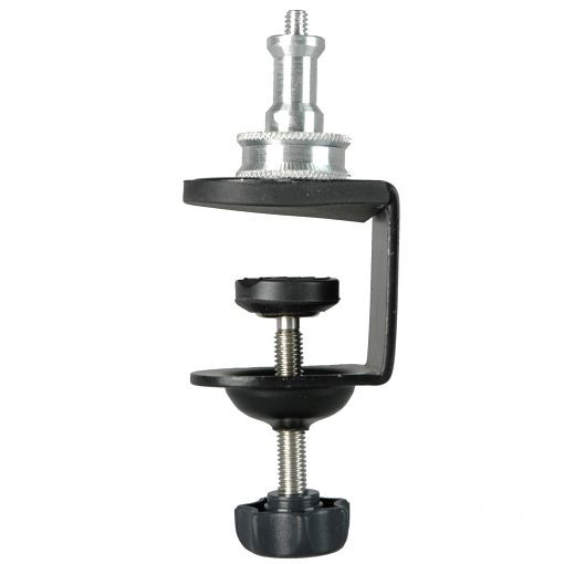 Walimex Spezialklemme mit Spigot, optimale Lampenbefestigung am Aufnahmetisch, oder an Gestängen aller Art, 1015872