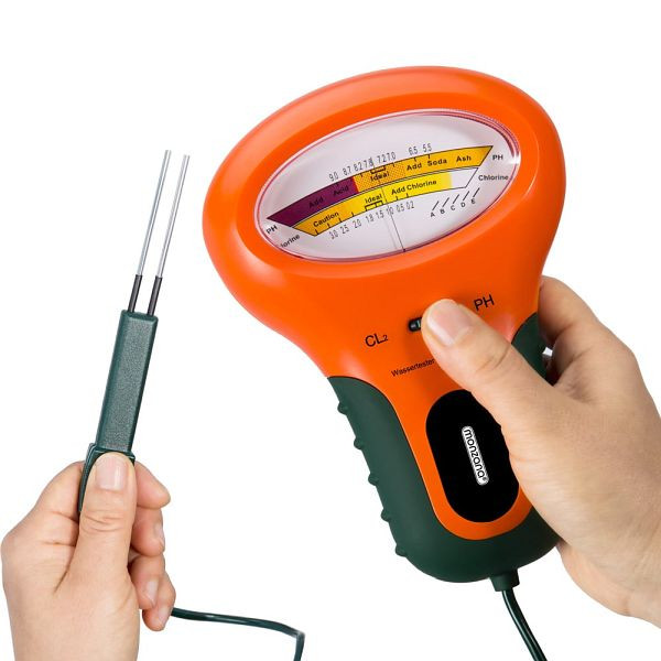monzana Wassertester Primeur für PH und Chlor 18x12x5cm, 108240