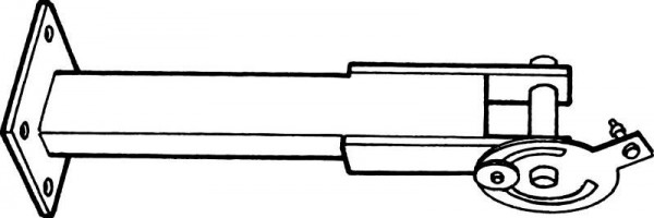 Nederman Wandkonsole Verlängerung 500 mm, 40180070