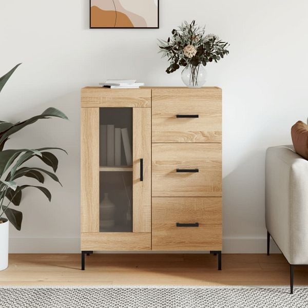 vidaXL Sideboard Sonoma-Eiche 69,5x34x90 cm Holzwerkstoff, 828047