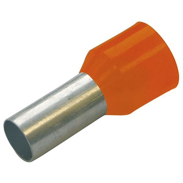Haupa isolierte Aderendhülse 0,5 mm²/8 mm orange, VE: 100 Stück, 270719