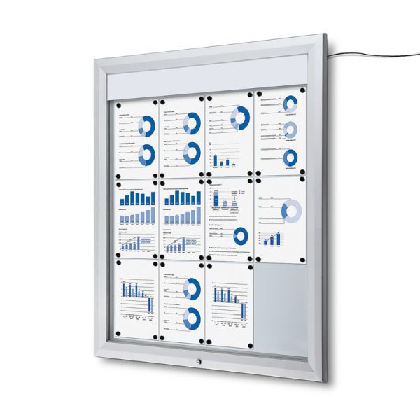 Showdown Displays Schaukasten Außen LED (12xA4), SCT12xA4PHLED