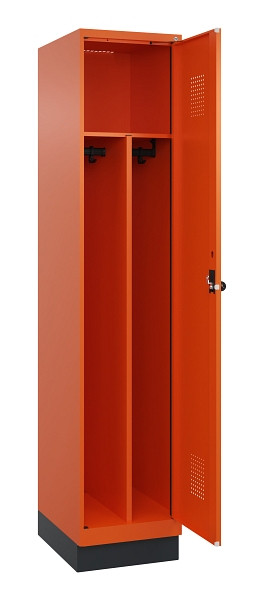 C+P Spind Evolo PLUS, mit Sockel, 1 Abteil, 1950x400x500mm, 2004/2004, Verschluss Drehriegel, 049020-12F S10023