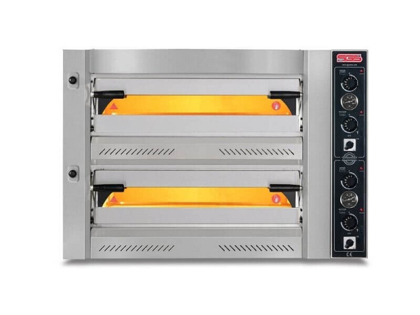 SGS Gastro Elektro Pizzaofen, 4+4 34 cm, Manuell, PZ7575DEA