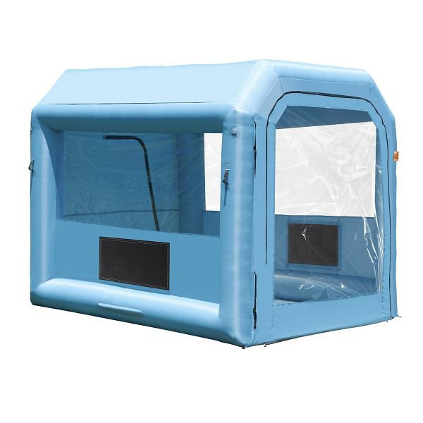 VEVOR Aufblasbare Lackierkabine, 3,9 x 2,4 x 2,4 m, mit 550 W, zum Lackieren von Motorrädern, Fahrrädern Kleinen Möbeln, CQSPQFLSKCGLKNDD2V2