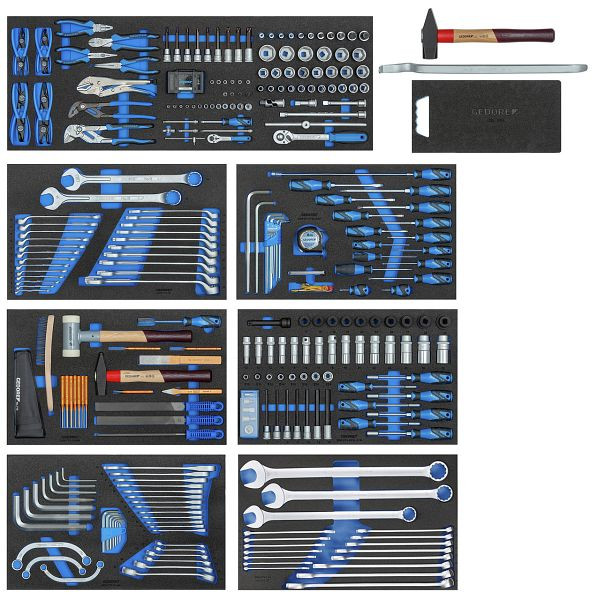GEDORE S-306 AGRAR Profi-Sortiment, 306-teilig, 3436373