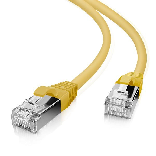 Helos Patchkabel SF/UTP Cat 5e gelb 20,0m, 117846