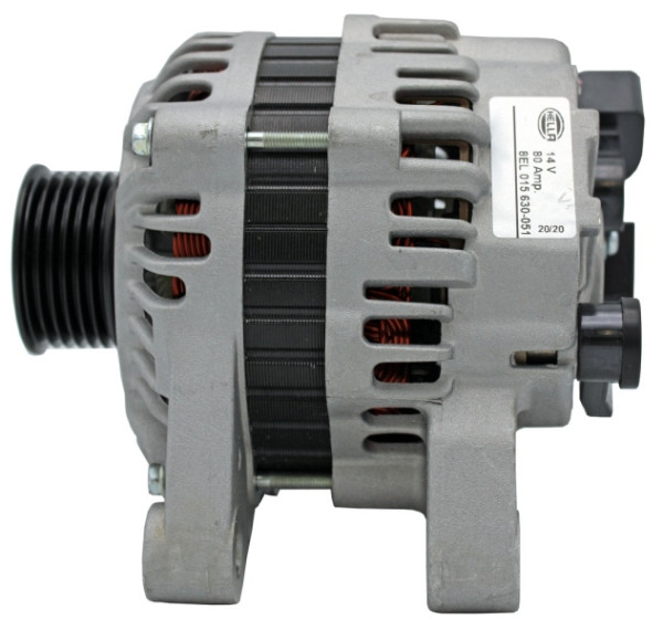 HELLA Generator/Lichtmaschine, 14V, 80A, für u.a. Citroën C3 I (FC_, FN_), 8EL 015 630-051