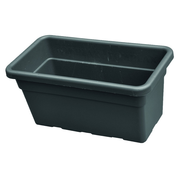 T&J NATASCHA Pflanzkasteneinsatz, B 60 x H 28 x T 32 cm, 48 Liter, KS-Anthrazit für Hochbeete, 21901