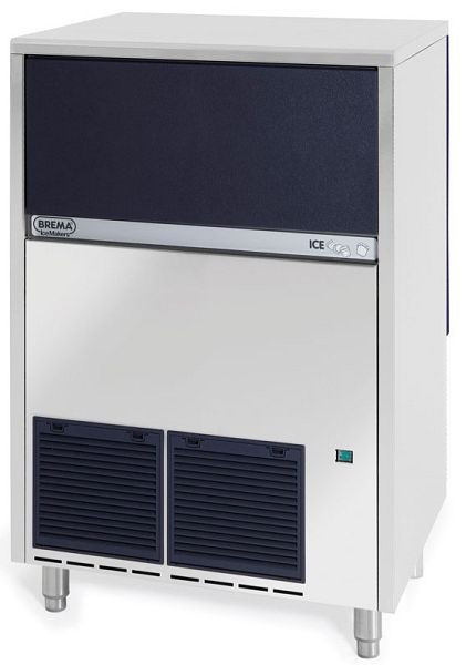 Brema Eiswürfelbereiter als Kegeleiserzeuger, Eisproduktion: ca. 85 kg / 24 Stunden, Luftkühlung, R290, 890 W, 738x600 mmx920 mm, MICE84HCA