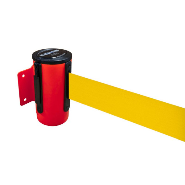 Stein HGS Wandgurtkassette -P-Line Future-, rot, signalgelb, mit Gurtendstück (Standard), 12850d-1202