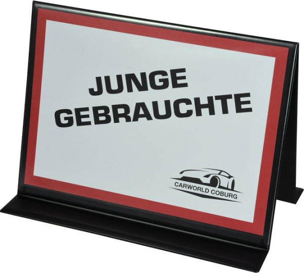 Eichner Autodachschilder, Farbe: schwarz, stabile Ausführung, 9218-08013