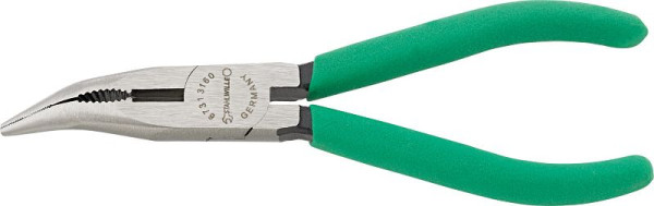 STAHLWILLE Telefonzange, Länge 160mm Kopf poliert Griffe Kunststoffüberzug, gebogene Form, 67313160