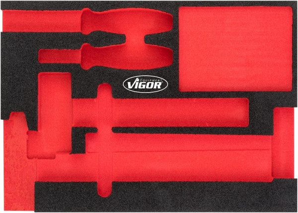 VIGOR 2-Komponenten Weichschaum-Einlagen, Einlagenmaß / Schubladengröße: M (282 x 393 x 35 mm), Verwendung: V5085, V5085-L