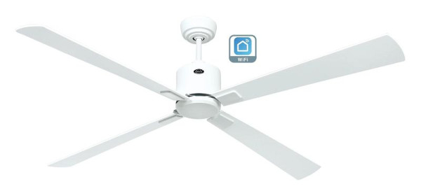 CasaFan Deckenventilator Eco Neo III 152 Lack weiß-Lack weiß glänzend WiFi, 943333W