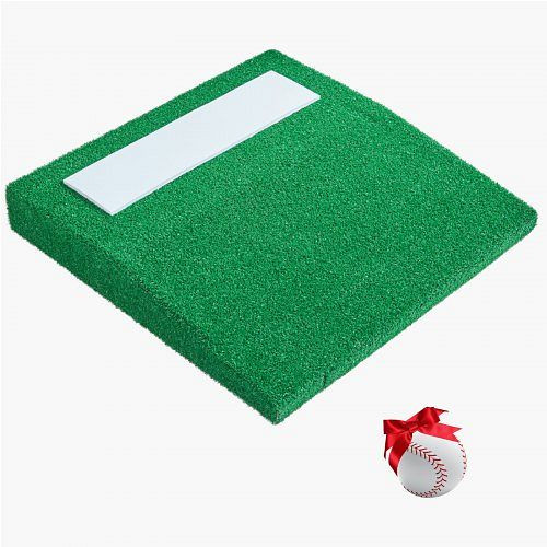 VEVOR tragbarer Pitching Mound 31 Zoll, Baseball/Softball Trainingshilfe mit Antifade-Rasen, Pitching-Gummi & Tragegriff, ZFXTQDFXZTK1FX4R2V0
