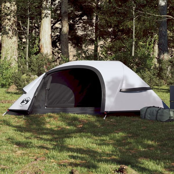 vidaXL Kuppel-Campingzelt 1 Person Weiß Verdunkelt Wasserdicht, 94562