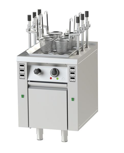 KBS Asia Elektro-Nudelkocher für 6 Nudelkörbe 2 Heizzonen mit Auto Lift, 10815004