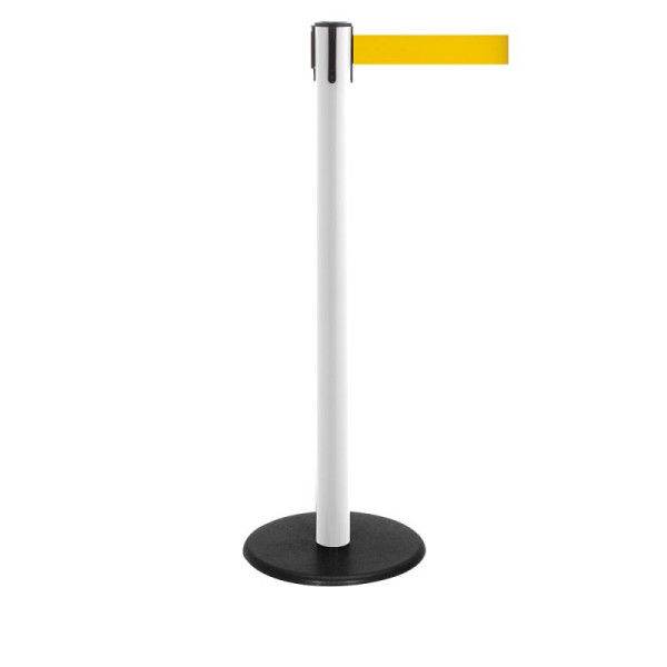 Stein HGS Personenleitsystem -P-Line Famous-, weiß, signalgelb, mit Gurtendstück (Standard), Gurtlänge: 2,3 m, 12802-1202