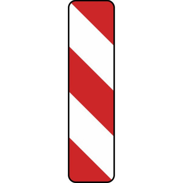 Stein HGS Leitbake, rechtsweisend (Aufstellung links), 1000x250 mm / RA2 / Flachform 2 mm, 605-20-121