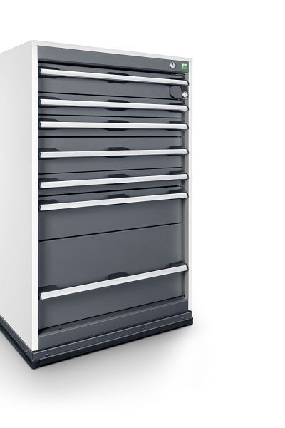 bott cubio Sockel mit Dichtlippe 50-90 mm vierseitig BxTxH: 525 x 650 x 50 mm, RAL 7021, 41430108.70M