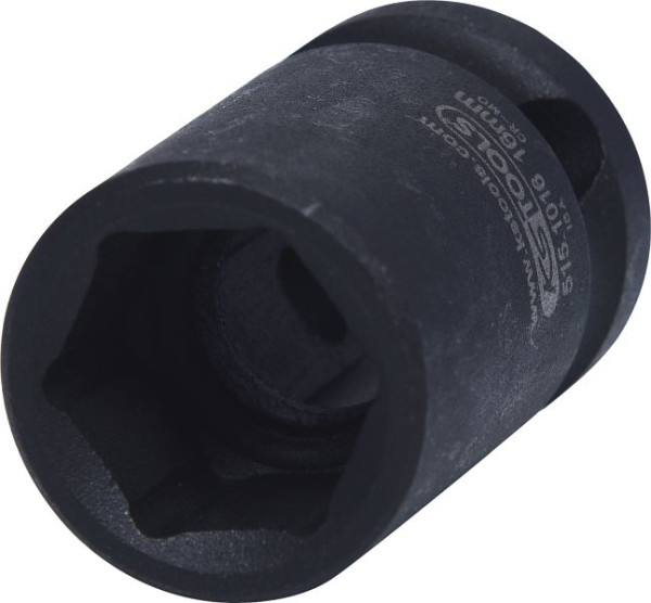 KS Tools 1/2" Sechskant-Kraft-Stecknuss, kurz, 16mm, 515.1016