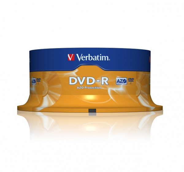 Verbatim DVD-R AZO 4.7GB 16x 25er Spindel, 43522