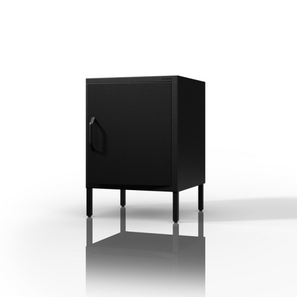 Jan Nowak Schwarzer Metall-Nachttisch MIA Modern 424 x 595 x 400 mm, 1763
