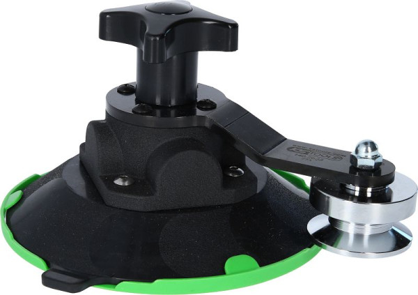 KS Tools Gegenhalter mit Umlenkrolle, Seilumlenkhalter, mit Einzelsaugkopf, Ø 150 mm, 140.2633