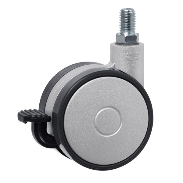 Deskin Rollen für Stehpult MULTI M, inkl. Feststeller, Befestigung mit Bolzen M10, 263237