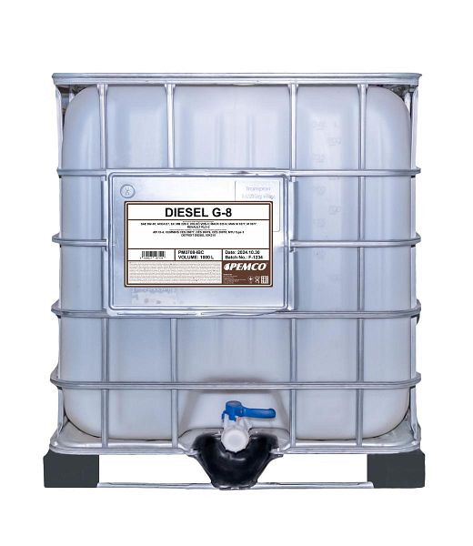 PEMCO Motoröl 708 Diesel G-8 UHPD 5W-30, VE: 1000 l, PM0708-IBC
