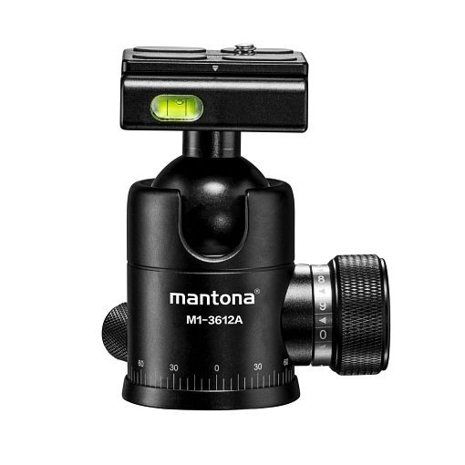 Mantona Onyx 12 Kugelkopf (M1-3612A), 1021459, 4056929214598