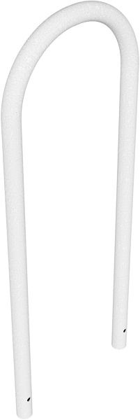 Schake Rundbügel aus Stahlrohr Ø 48 mm x 2,5 mm zum Einbetonieren, ohne Querstrebe, Gesamtbreite: ca. 460 mm, feuerverzinkt, 448_046