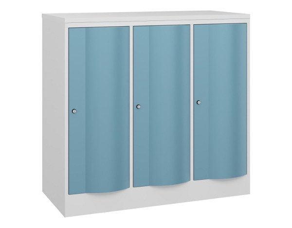 C+P Garderobenschrank Resisto, H1077xB1148xT540mm, 9016/0010, 8271-372 S10137