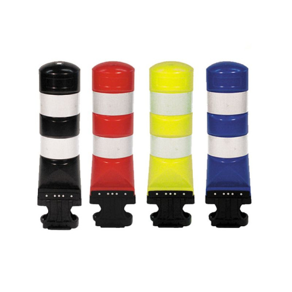 Stein HGS Poller -Leitboy L120-, rot mit weißen Folienstreifen, 18360