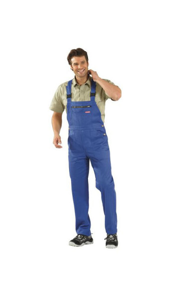 Planam MG 290 Latzhose, kornblumenblau, Größe 44, 0630044