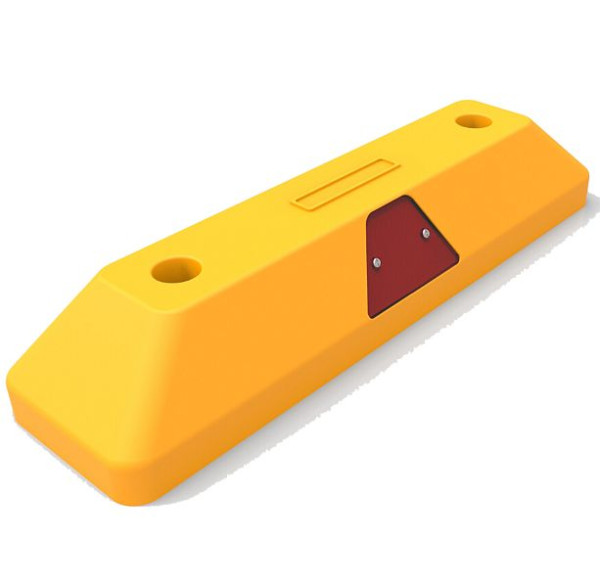 Schake Park- und Leitschwelle Farbe: gelb, mit roten Reflektoren, 3393-101