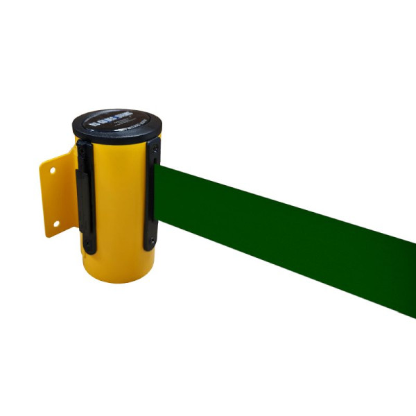 Stein HGS Wandgurtkassette -P-Line Future-, gelb, dunkelgrün, mit Gurtendstück (Standard), 12850e-1002