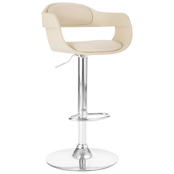 vidaXL Barhocker Weiß Kunstleder, 287404, 8719883795881