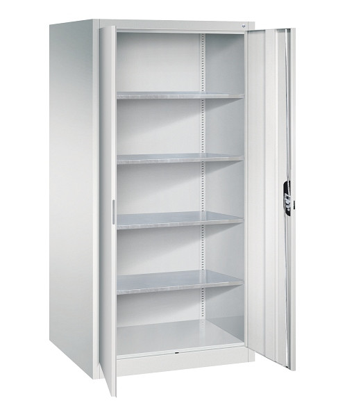C+P Flügeltürenschrank Acurado, H1950xB930xT800mm, 7035/7035, Traglast 70 kg, 8924-00 S10291