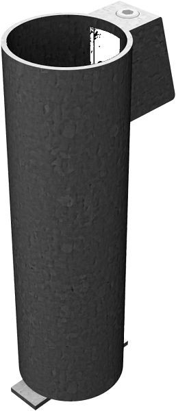 Schake Bodenhülse mit Feststellvorrichtung für Ø 60 / 76 mm Rohrpfosten, für Ø 76 mm Rohrpfosten,300 mm lang, 473_31